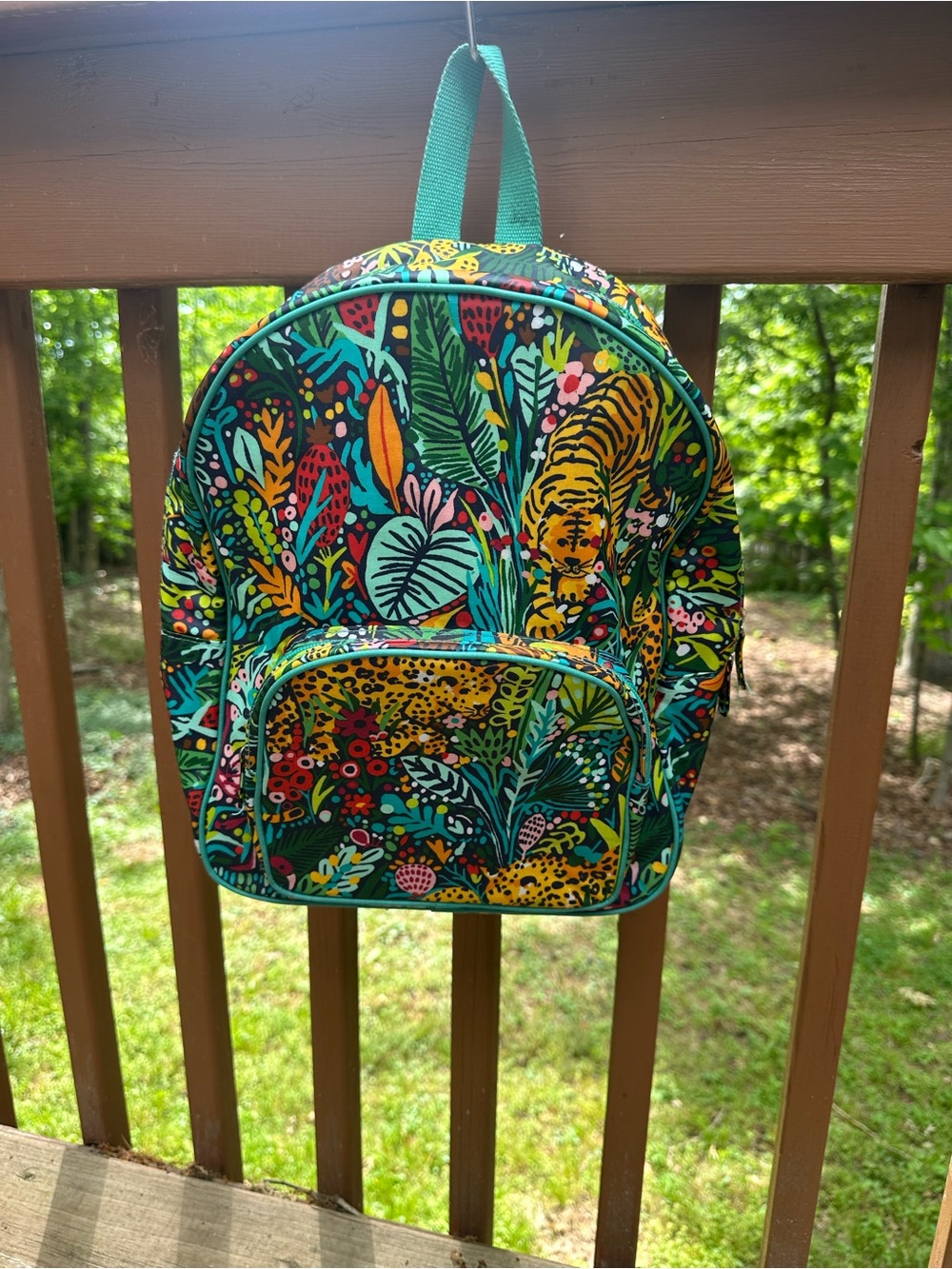 Ulster Weavers jungle pattern backpack